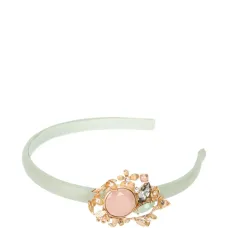 Ободок, украшенный цветами