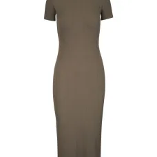 Платье миди в рубчик Платье миди в рубчик