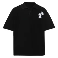 Рубашка поло свободного кроя с логотипом