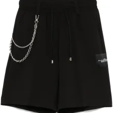 Шорты с нашивкой-логотипом