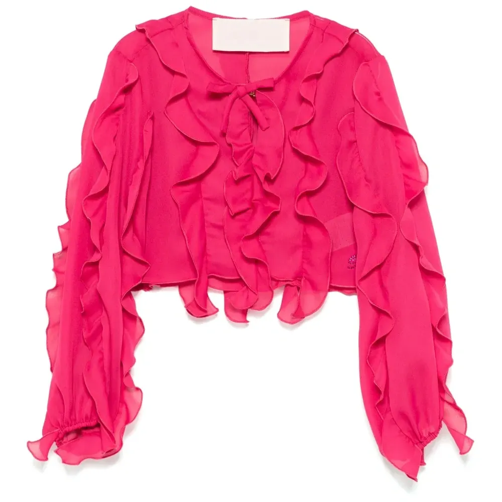 Блузка с оборками