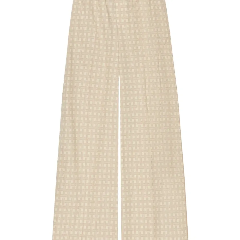 Жаккардовые брюки с узором