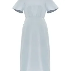 Платье с короткими рукавами