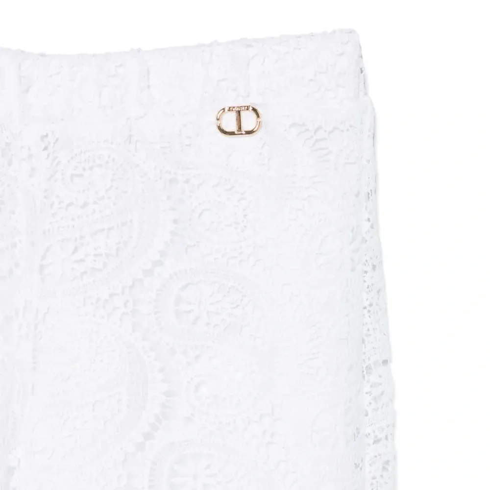 Кружевные брюки