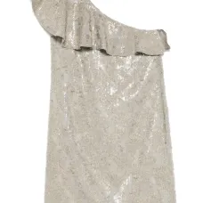 Платье мини с пайетками