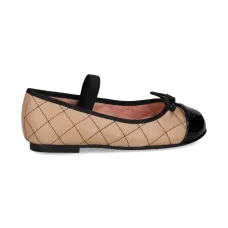 Двухцветные балетки