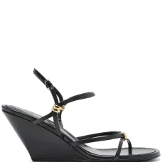 Босоножки на танкетке с ремешками Босоножки на танкетке с ремешками