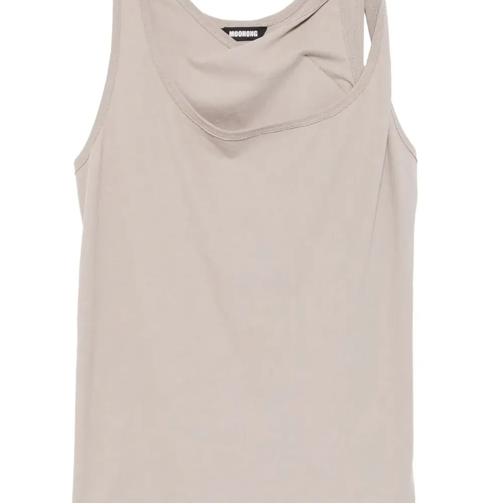 Драпированный топ без рукавов