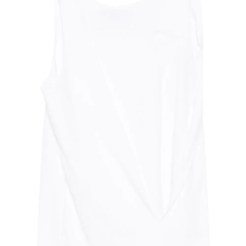 Драпированный топ без рукавов