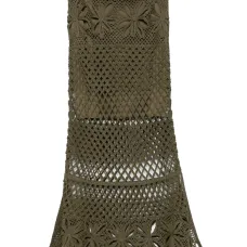 юбка миди в технике кроше