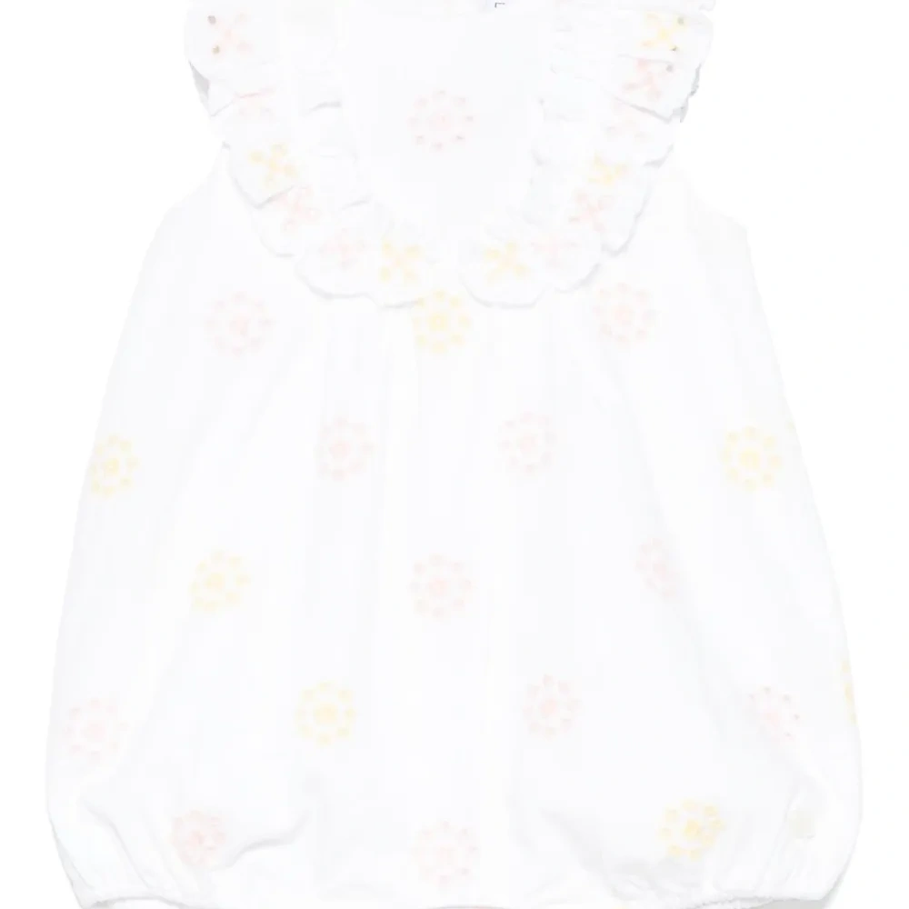 Боди с цветочной вышивкой Боди с цветочной вышивкой