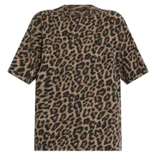 Футболка с леопардовым принтом