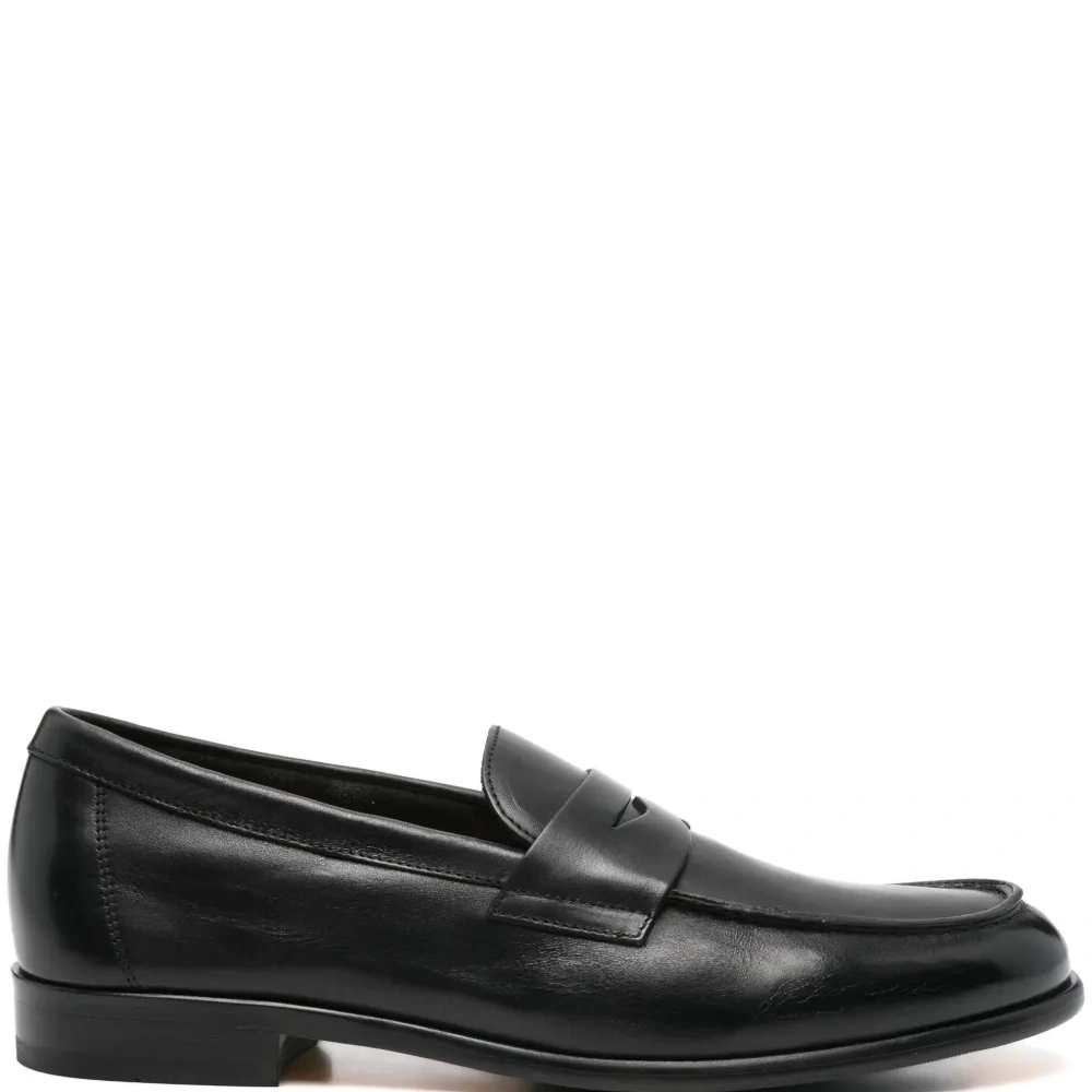 кожаные лоферы