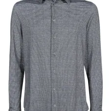 Рубашка в ломаную клетку