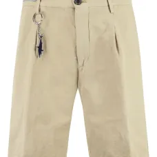 Шорты-бермуды из смесового льна