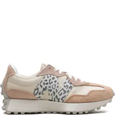 Кроссовки 327 Flat Taupe Linen Leopard