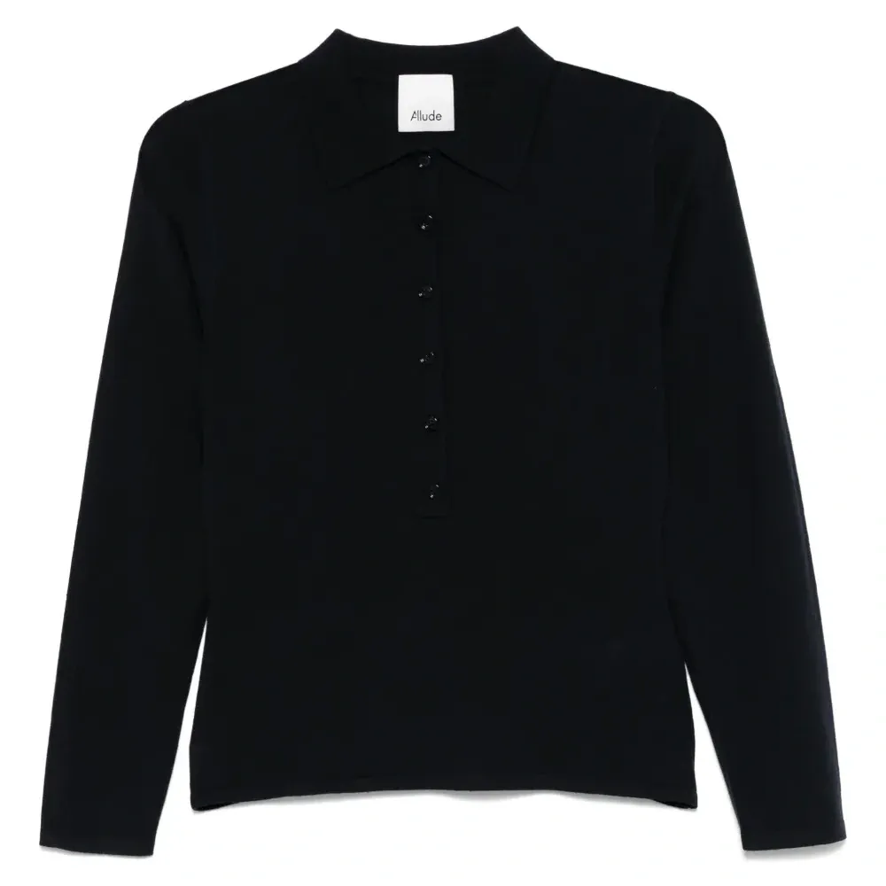 Рубашка поло тонкой вязки