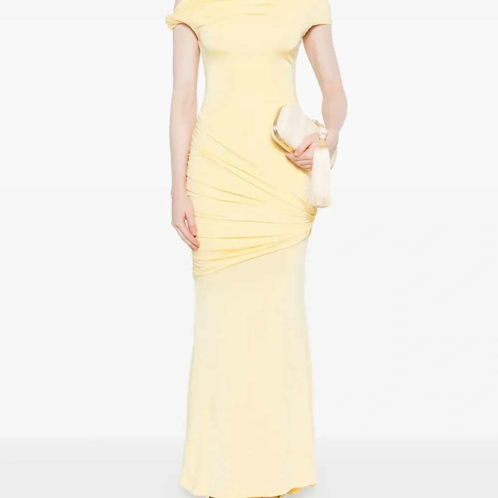 Драпированное платье Pascal асимметричного кроя