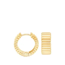 Золотые серьги-кольца