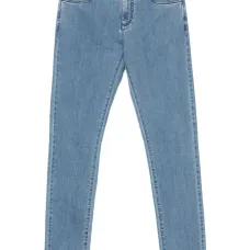 Джинсы с нашивкой-логотипом