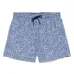 Плавки-шорты с принтом
