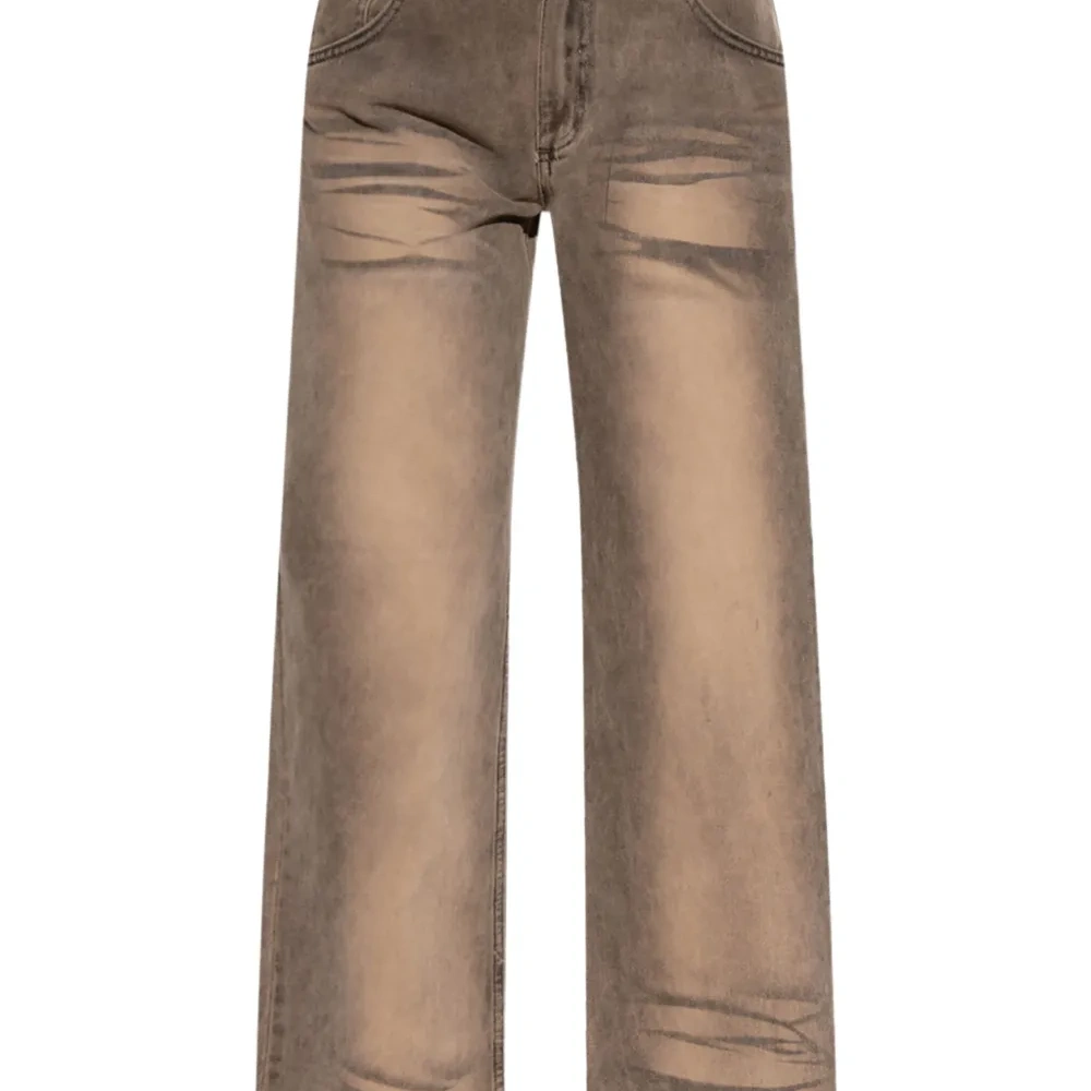 Джинсы с нашивкой-логотипом