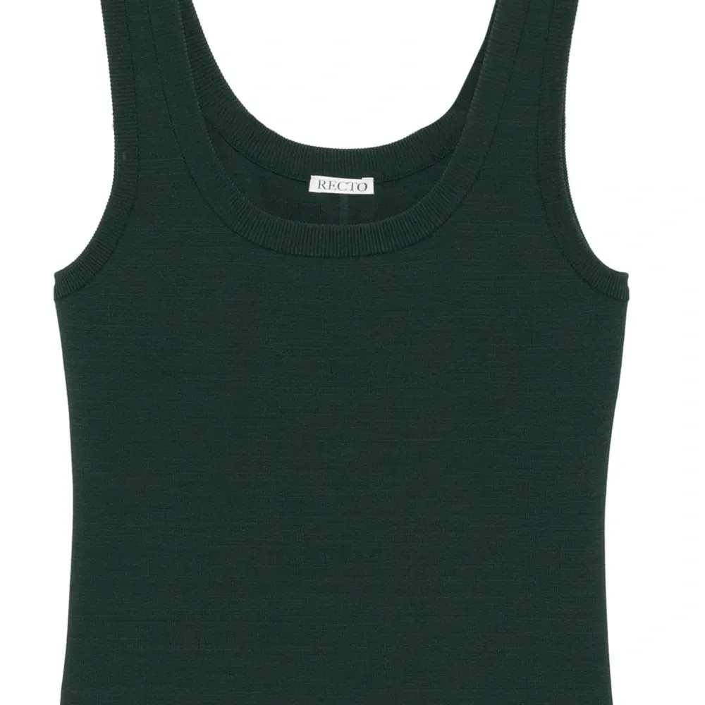 Трикотажный топ с U-образным вырезом