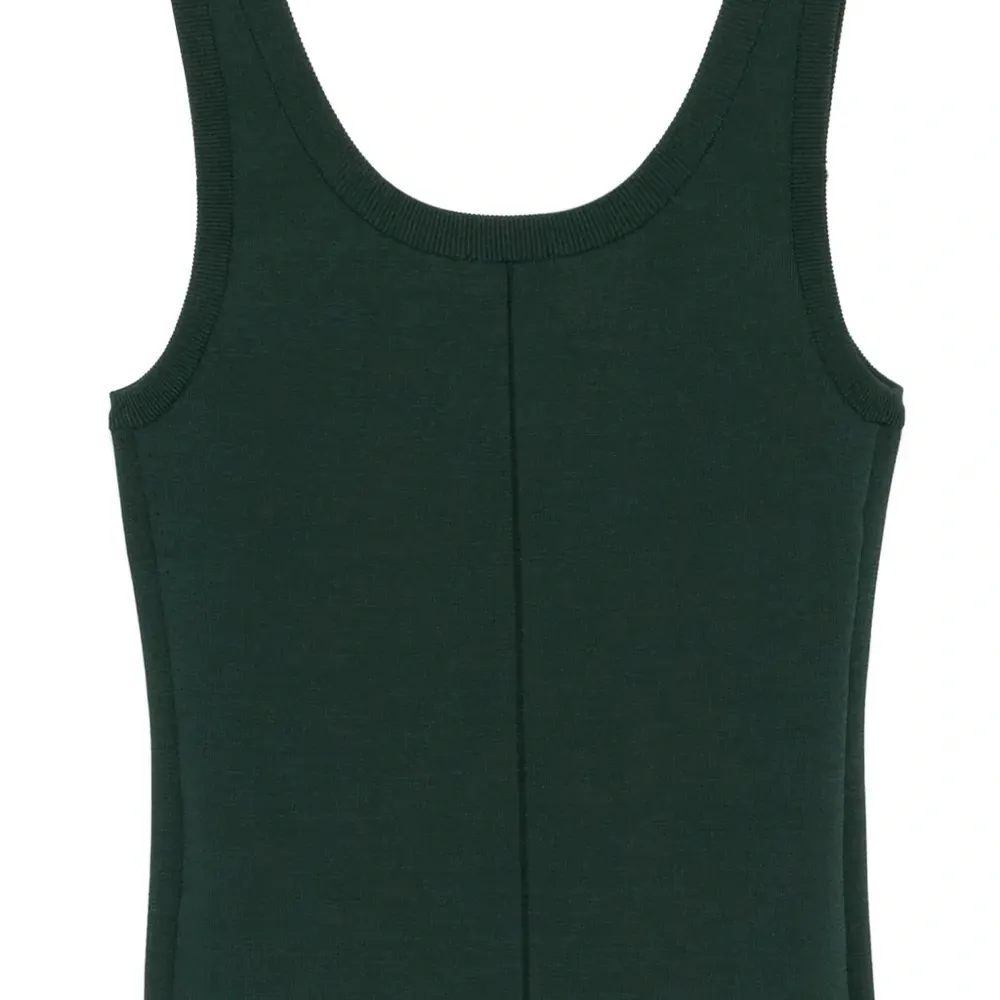 Трикотажный топ с U-образным вырезом