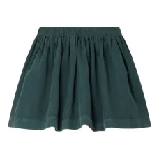 Вельветовая юбка со сборками