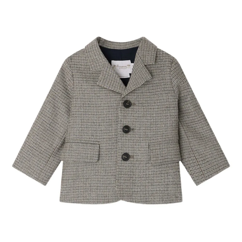 Жакет в ломаную клетку