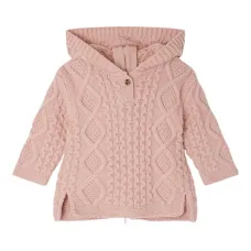 Вязаный джемпер с капюшоном