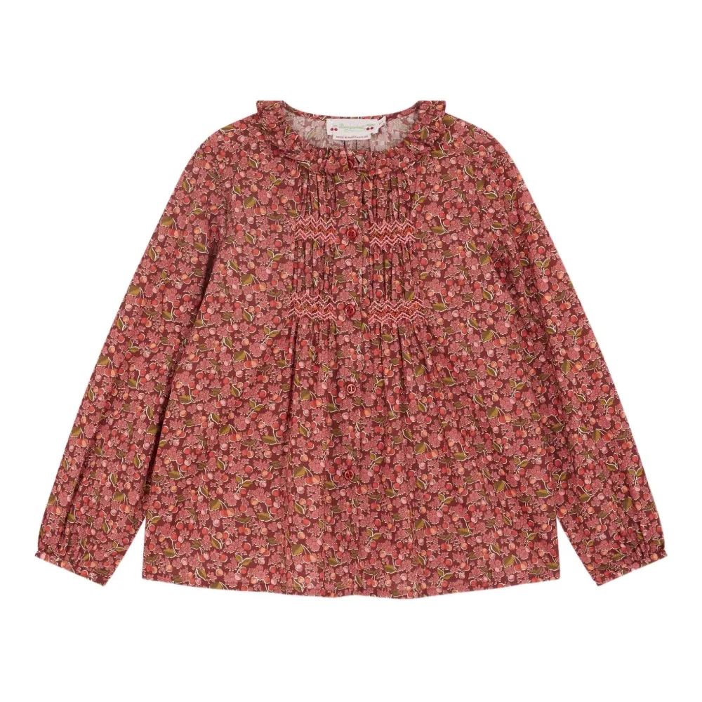 блузка с принтом