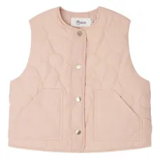 стеганый жилет с цветочным узором