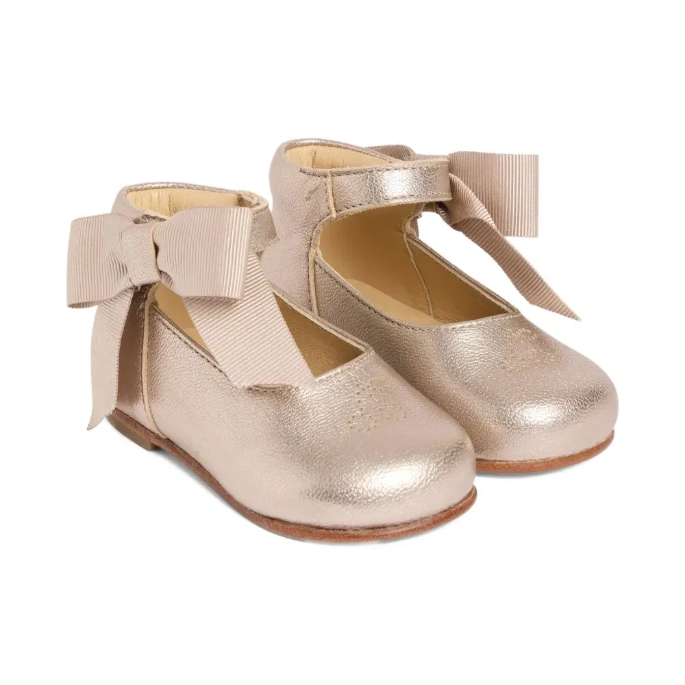 балетки с бантом