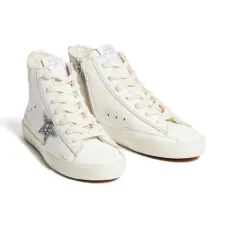 Кеды на молнии с блестками