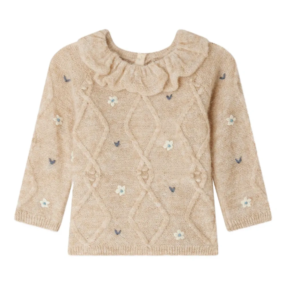 Кардиган с оборками