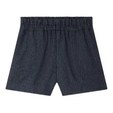 полосатые шорты с эластичным поясом