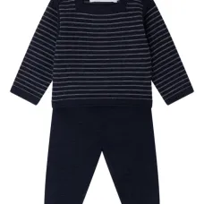 шерстяной комплект Joe из топа и брюк в полоску шерстяной комплект Joe из топа и брюк в полоску
