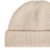 кашемировая шапка бини в рубчик