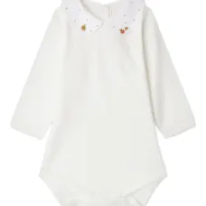 боди с вышивкой на воротнике боди с вышивкой на воротнике