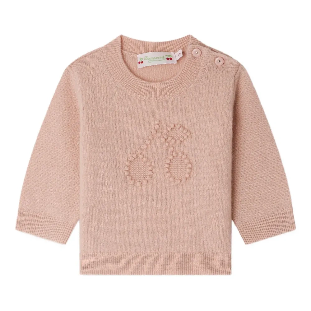 кашемировый джемпер с вышивкой