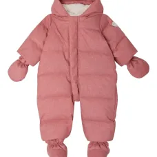 Стеганый зимний комбинезон с капюшоном