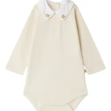 боди с вышивкой на воротнике боди с вышивкой на воротнике