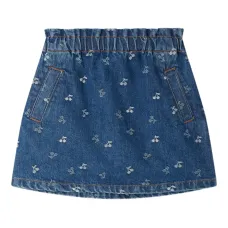 юбка с эластичным поясом и принтом