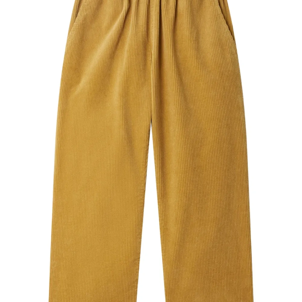 вельветовые брюки с эластичным поясом