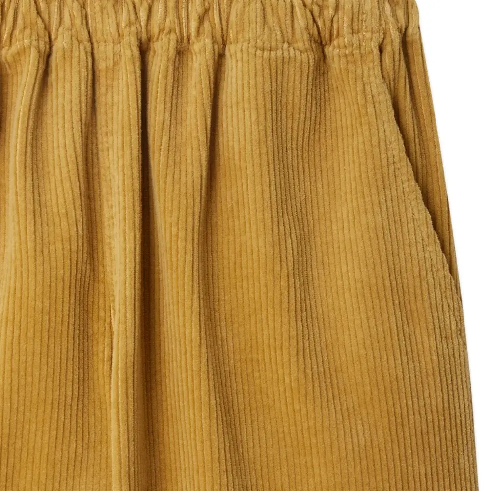 вельветовые брюки с эластичным поясом