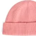 кашемировая шапка бини в рубчик