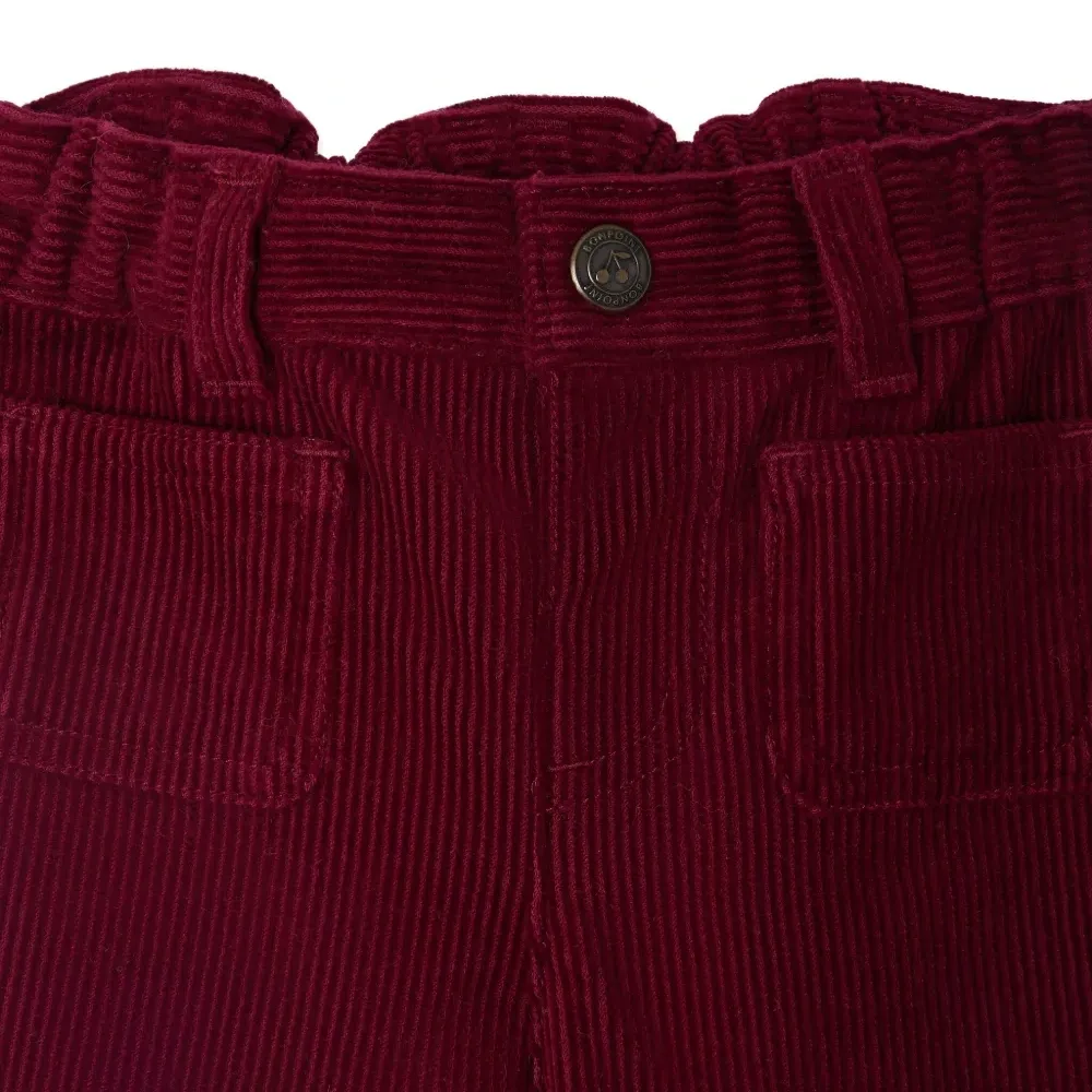 Вельветовые брюки Bellino с накладным карманом Вельветовые брюки Bellino с накладным карманом