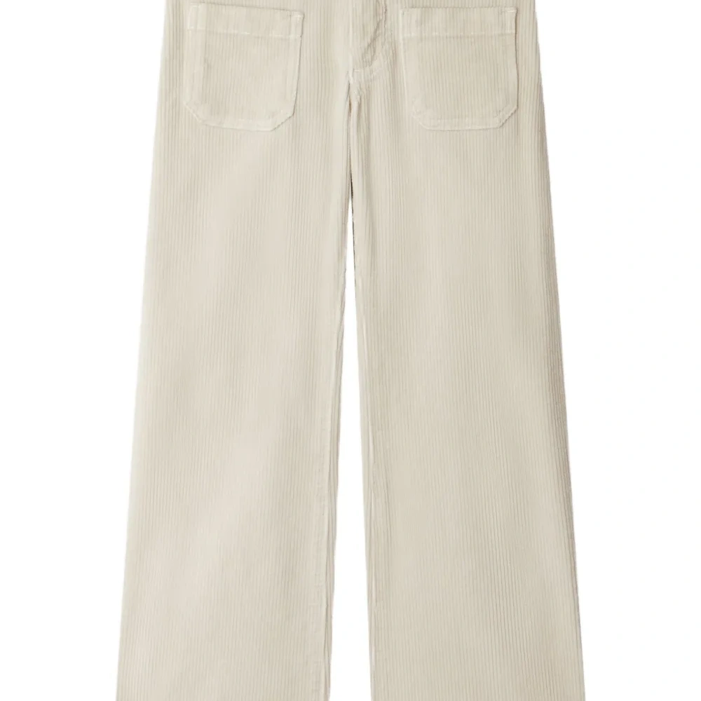 вельветовые брюки с накладным карманом