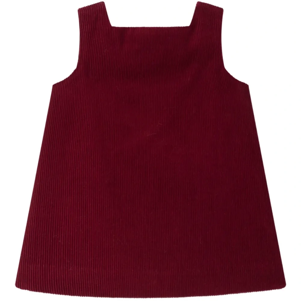 Вельветовое платье на пуговицах